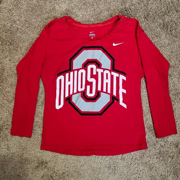 Nike Tops - Nike Ohio State Women’s Long Sleeve‎ Top S